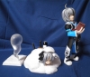 雪だるまと店主
