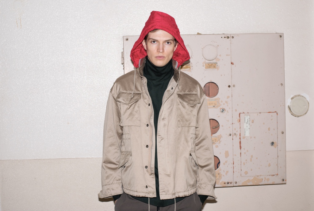 アンフィル　unfil リバーシブルブルゾン unfil】COTTON SATIN REVERSIBLE M65 FIELD JACKET | H U U K U