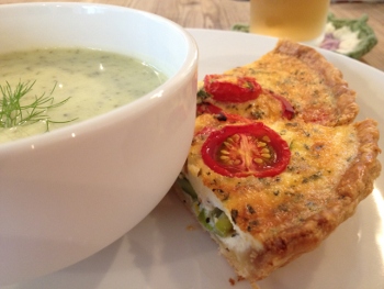 12日のランチ:『キッシュとスープ』