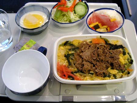 機内食JALミラノ線