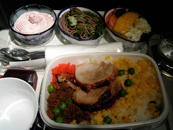 機内食(JALローマー成田線)