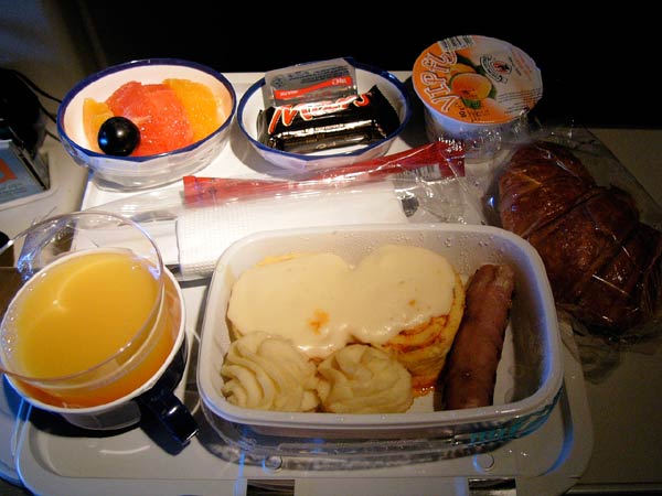 機内食(JALローマー成田線)