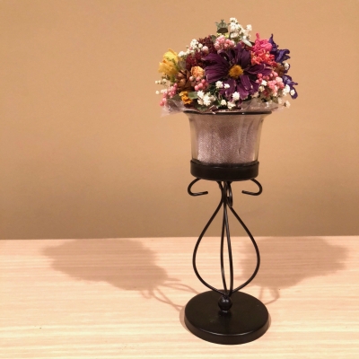 ɥ饤ե 󥸥 ץ쥼 ɥۥ Х   桼 ǥե˥ 饤ե ȥå dried flower arrangement gift candle holder rose daffodil