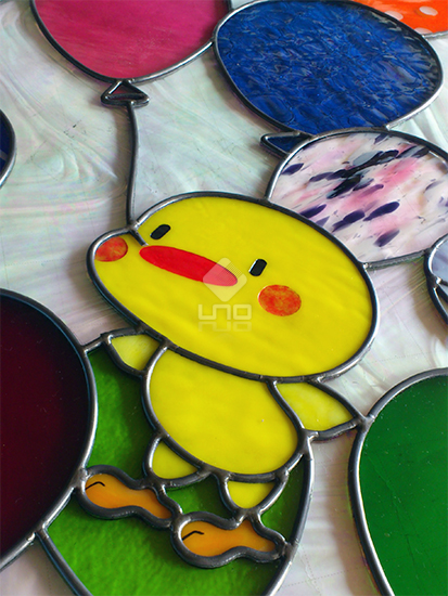 baloon stained glass