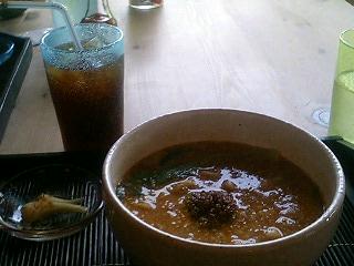 沖縄タンタン麺&アセロラジュース。
