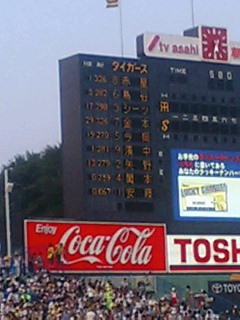 8月21日スタメン。