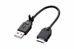 エレコム 携帯電話用USB充電&データ転送ケーブル/コンパクトタイプ