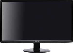acer Sシリーズ 21.5インチワイドTFTモニタ White LED 1920x1080 D-Sub15pin DVI-D24pin(HDCP対応) HDMI(Ver1.1) ブラック S221HQLbid
