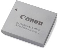 Canon バッテリーパック NB-4L