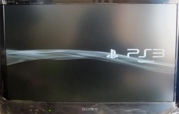 sony bravia ps3起動