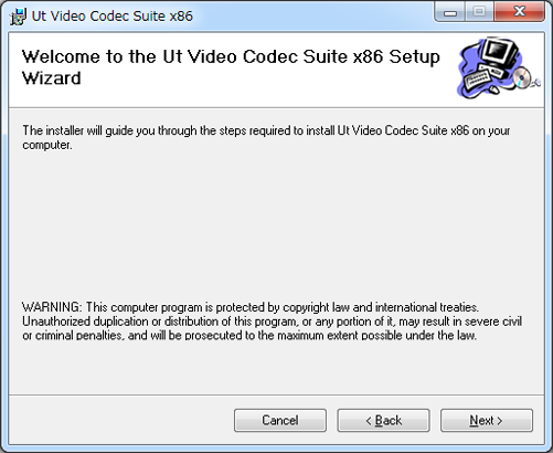 ut video codec suite ut video codec suite