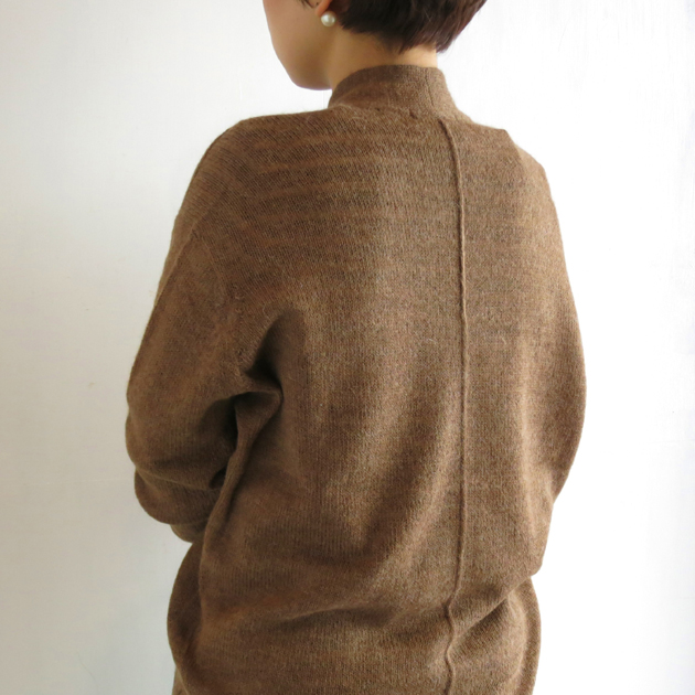 pas de calais✨️ベビーアルパカ 起毛ロングカーデ 暖かふわり仕立て 寒さが苦手な方へ。極上のぬくもりをお届け。希少なベビーアルパカの