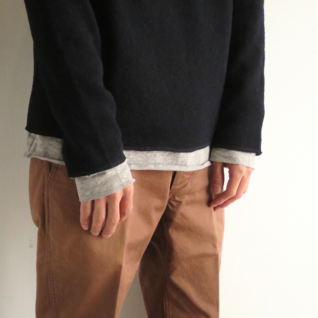 REMi RELIEF ¥ì¥ß¥ì¥ê¡¼¥Õ WOOL¥ì¥¤¥ä¡¼¥É¥¯¥ë¡¼ NAVY.JPG