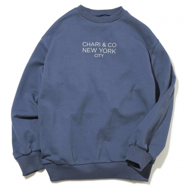 GOTHAM LOGO CREWNECK SWEATS å ȥ졼ʡNAVY.jpg