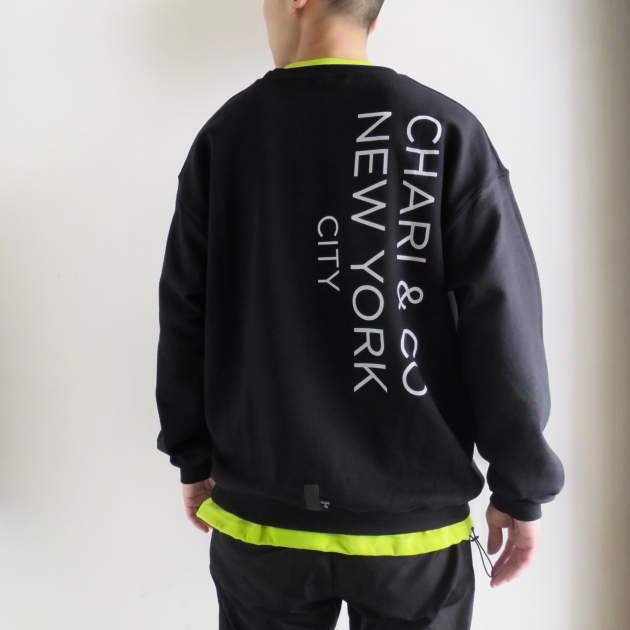 chari&co チャリアンドコー スウェット 別注 1.jpg