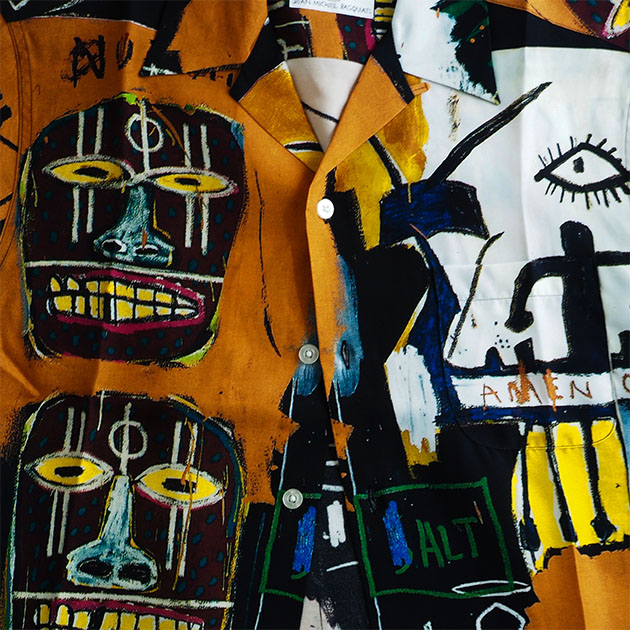 WACKO MARIA × JEAN-MICHEL BASQUIAT】 ワコマリア ×バスキアのアロハ ...