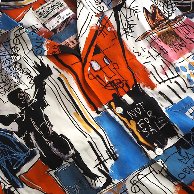 WACKO MARIA × JEAN-MICHEL BASQUIAT】 ワコマリア ×バスキアのアロハ ...
