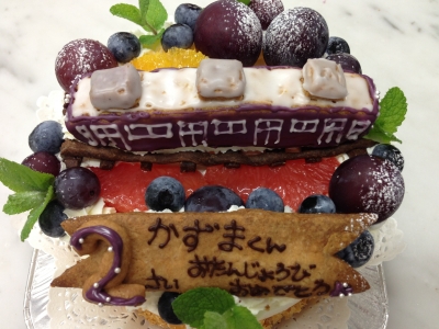 阪急電車のケーキ 今日もおいしく焼けました