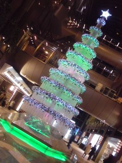 会場のツリー