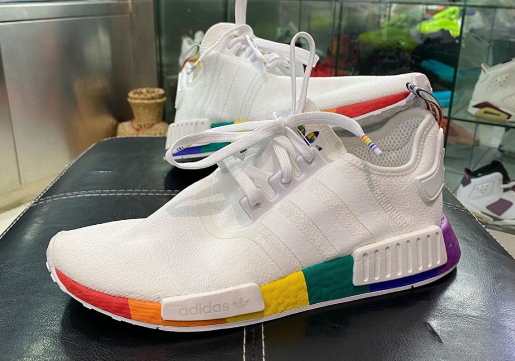 adidas celebra Mes del con una suela arco iris NMD R1 | Js Wings