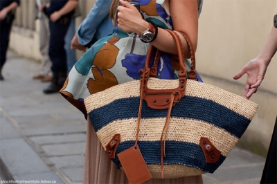 BALENCIAGA Straw Bag | FLUXUS