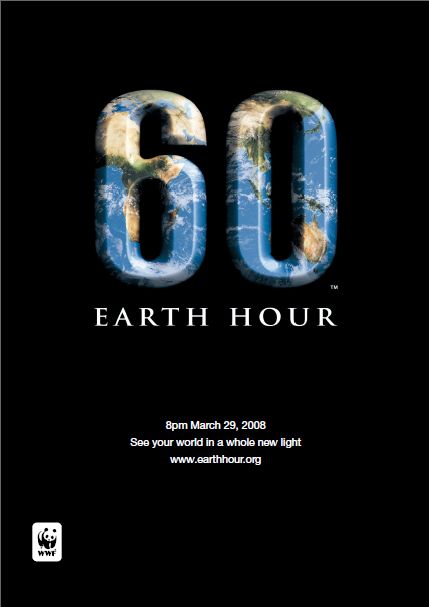 EarthHour2008ポスター