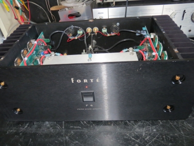 フォルテオーディオ F6 パワーアンプ修理 | 滋賀オーディオサービス