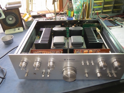TRIO KA-7300 ステレオアンプ　メンテ品 TRIO プリメインアンプ KA-7300 動作品 昭和名器