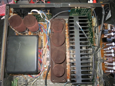SONY製TA-F555ESG 保護リレーが解除しない修理 | 滋賀オーディオ
