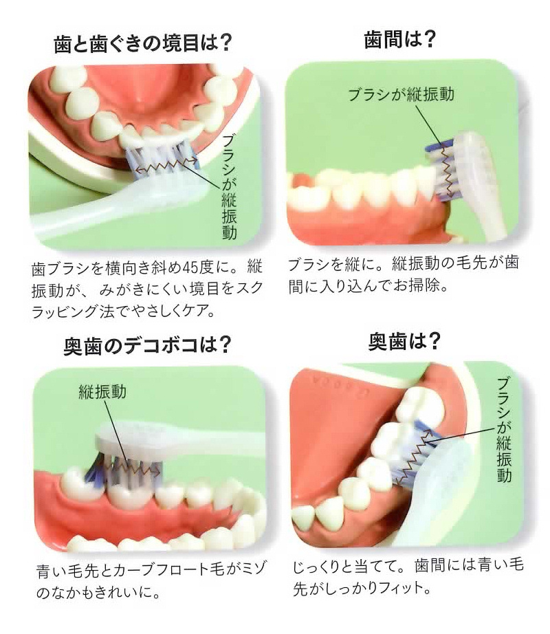 ステッチ にはまって 状態 電気 歯ブラシ 使い方 - myoko-appare.jp