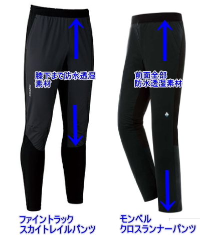 ファイントラックvsモンベル | 信州トレマンの日々奮闘 トレイル