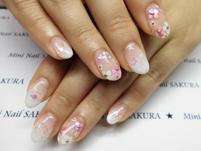 ミニネイルｓａｋｕｒａお客様ネイル7 Mini Nail さくら日記