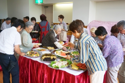 白朋苑の芋煮会