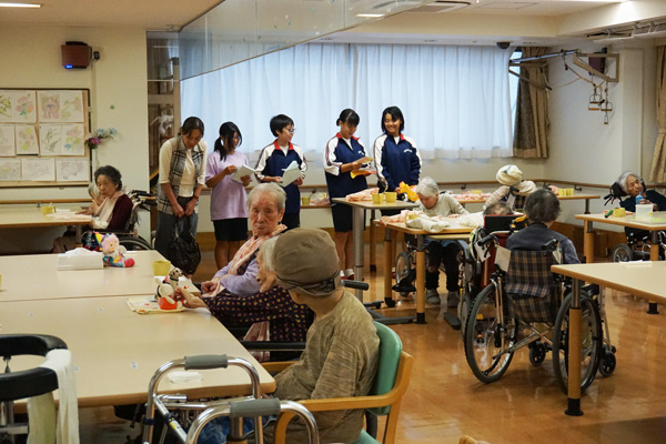 南ヶ丘中学の福祉委員