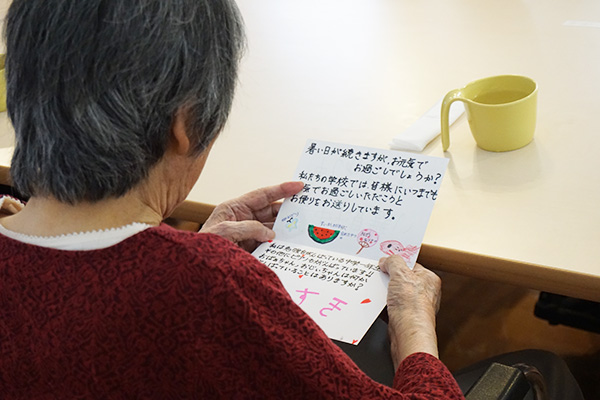 南ヶ丘中学の皆さんが来苑