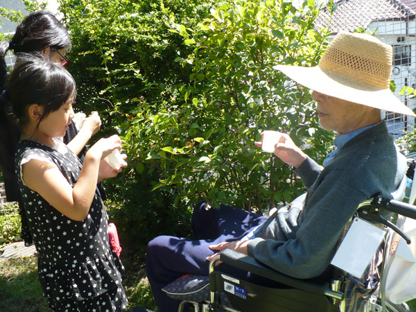 夏休みに親子で出勤