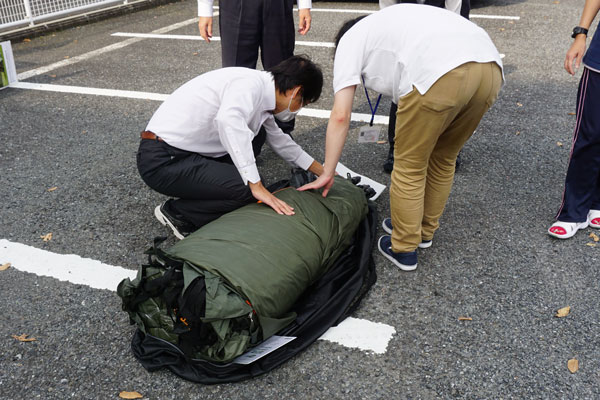 災害時用大型テント