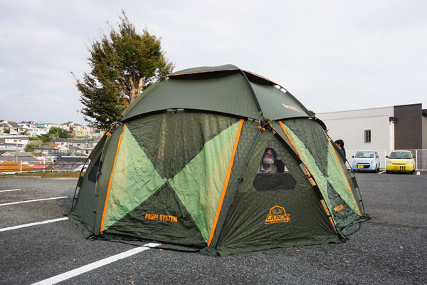 災害時用大型テント