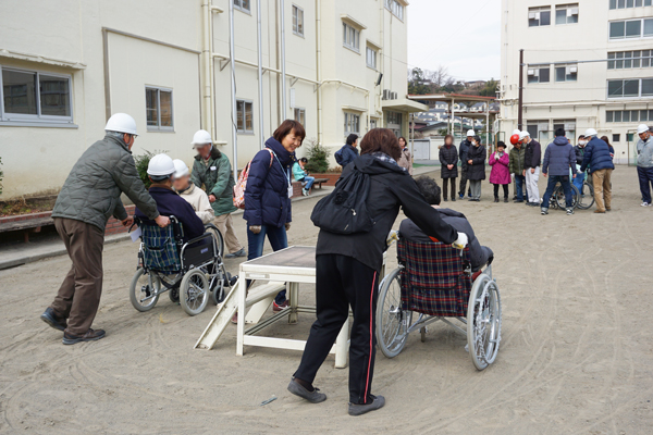 別所地区の防災訓練