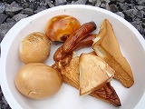地卵などで燻製づくり