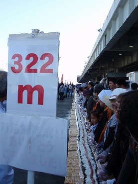 322メートルの鉄火巻き
