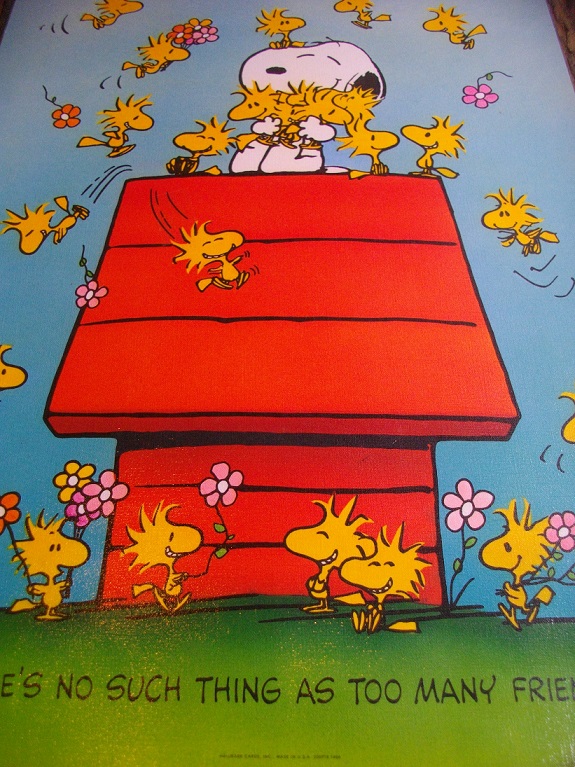 60'sヴィンテージポスタースヌーピープレッピーSCHULZ 1965年