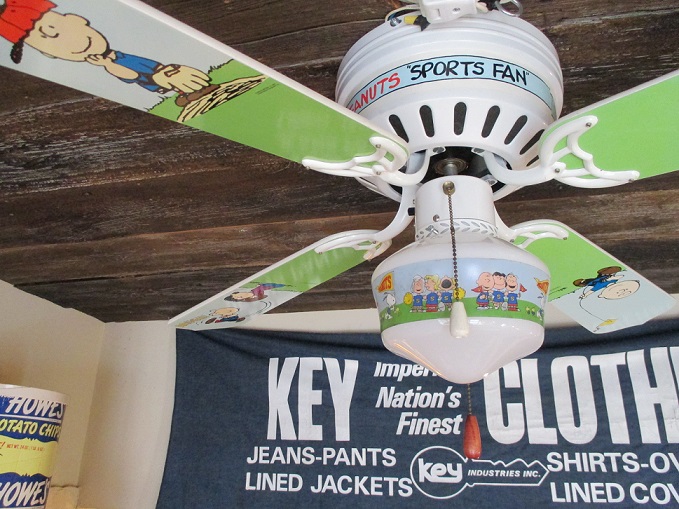 スヌーピー　天井ファン　ジャンク スヌーピー天井ファンジャンク