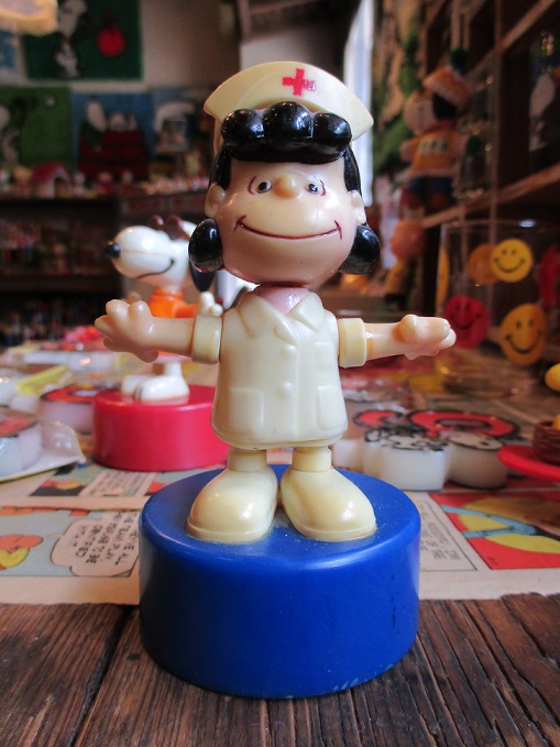 IDEAL「スヌーピー ピーナッツ プッシュパペット」コンプセット