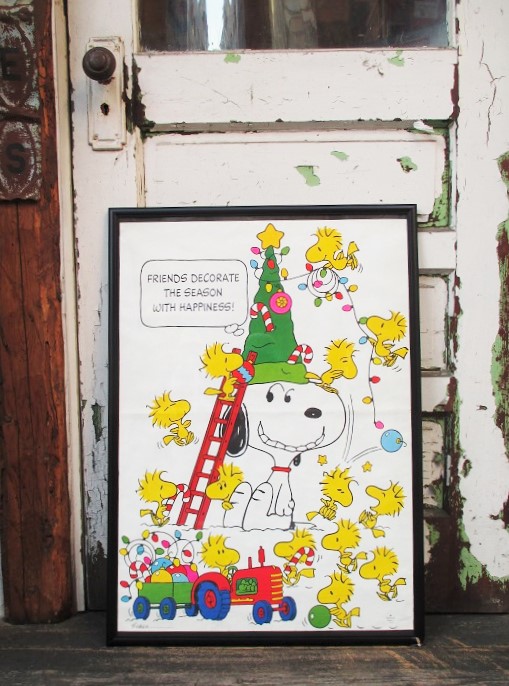 希少【Hallmark】ヴィンテージアートフレーム　スヌーピー＆ウッドストック 希少【Hallmark】ヴィンテージアートフレーム スヌーピー＆ウッド