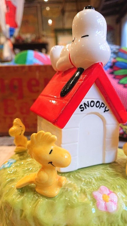 AVIVA スヌーピー　オルゴール　ヴィンテージ ビンテージ Aviva 1980' スヌーピー オルゴール Snoopy＆Woodstock
