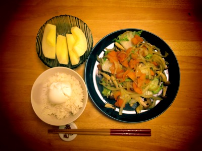 夕食