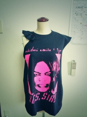 蜂鳥あみ太Tシャツ・アミタッティーLサイズから作ったアミタッティー・ワンピースその2表