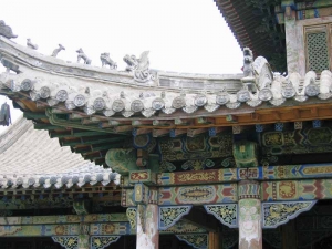 お寺の屋根