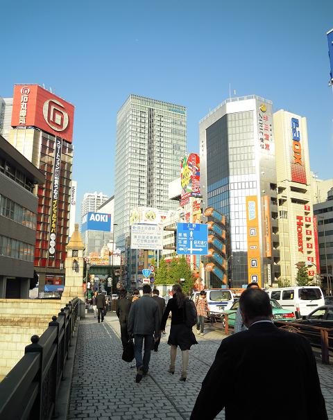 秋葉原を見上げて